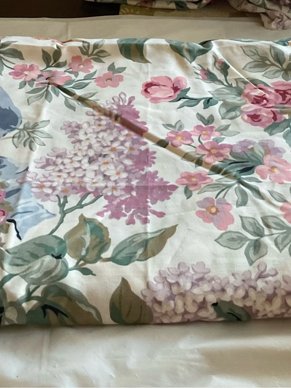 Vintage Ralph Lauren Allison FULL Flat Sheet - NEW, Made In USA